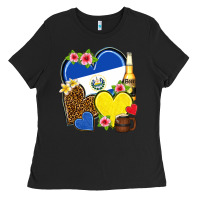 Black el salvador hearts Ladies Tee - NancyCooperArtShop