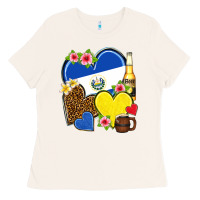 Bone el salvador hearts Ladies Tee - NancyCooperArtShop