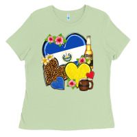 Matcha el salvador hearts Ladies Tee - NancyCooperArtShop