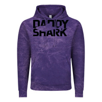 Cloud Purple Daddy Shark Vintage Hoodie - Bettercallsaul