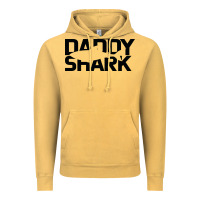 Vintage Mustard Daddy Shark Vintage Hoodie - Bettercallsaul
