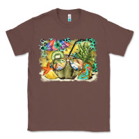 Chestnut coconut with fruits  background Classic Tee - BarkalooDesign