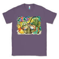 Lavender coconut with fruits  background Classic Tee - BarkalooDesign