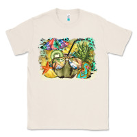 Natural coconut with fruits  background Classic Tee - BarkalooDesign