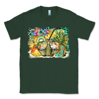 Sports Green coconut with fruits  background Classic Tee - BarkalooDesign