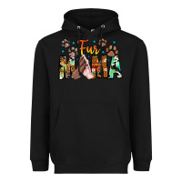 Black fur mama Heavyweight Hoodie - CowhideDigitalArt