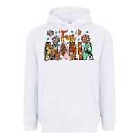 White fur mama Heavyweight Hoodie - CowhideDigitalArt