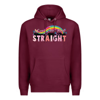 Burgundy i cant ever think straight Premium Hoodie - FaDigitalArtStudio