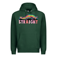 Sports Green i cant ever think straight Premium Hoodie - FaDigitalArtStudio