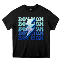 Black boy mom Heavy Core Tee - MaliasSmallBusiness