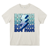 Cream boy mom Heavy Core Tee - MaliasSmallBusiness