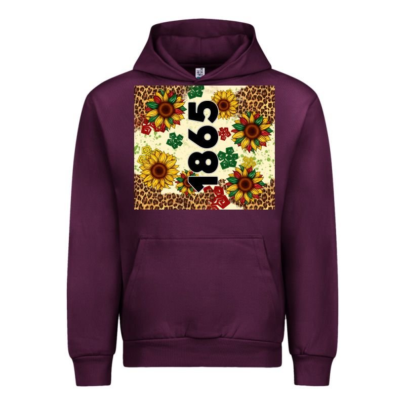 Juneteenth 1865 Sunflowers Urban Hoodie by Artiststas | Teevron