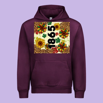 Juneteenth 1865 Sunflowers Urban Hoodie Designed By Artiststas