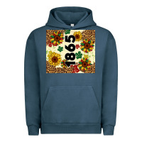 Pigment Midnight Navy juneteenth 1865 sunflowers Urban Hoodie - Artiststas