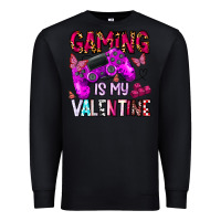Black gaming is my valentine Premium Sweatshirt - CowhideDigitalArt