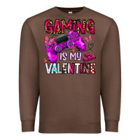 Chestnut gaming is my valentine Premium Sweatshirt - CowhideDigitalArt