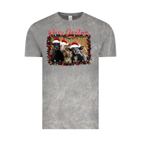 Cloud Rock Merry Christmas Cows Vintage Tee - Bettercallsaul