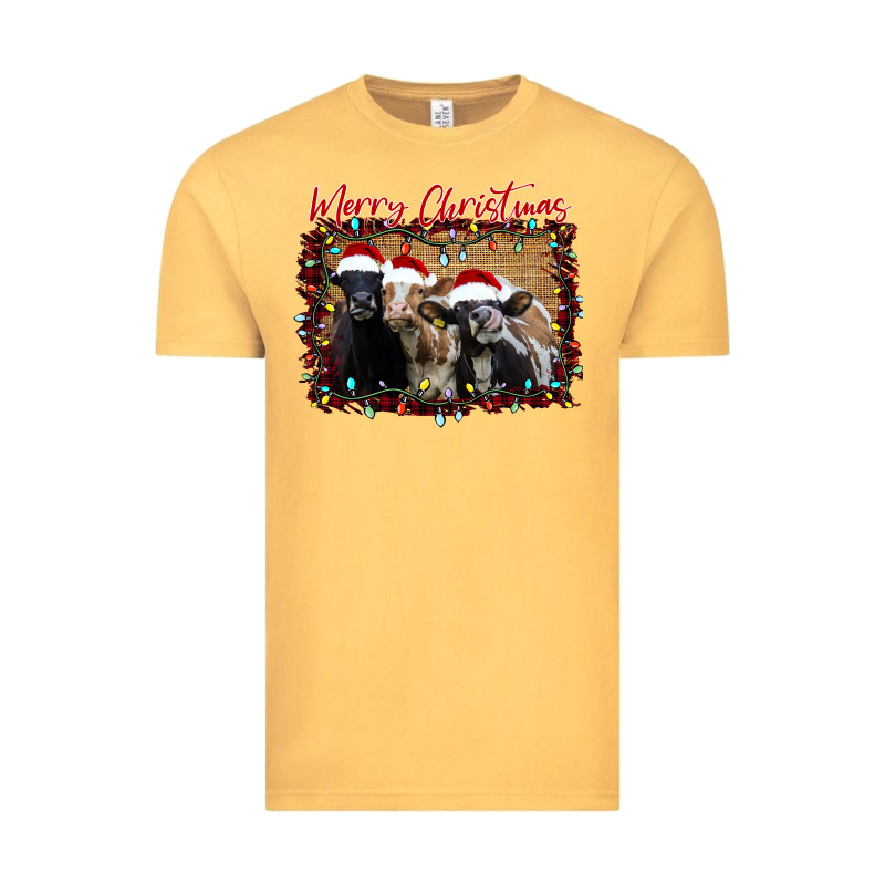 Merry Christmas Cows Vintage Tee by Bettercallsaul | Teevron