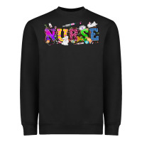 Black Easter nurse Easter Day Heavyweight Sweatshirt - HowdyJamesFarm