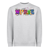 Heather Grey Easter nurse Easter Day Heavyweight Sweatshirt - HowdyJamesFarm