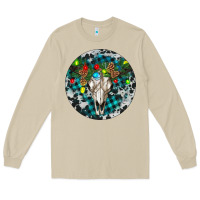 Mushroom Bull Skull Christmas Long Sleeve Tee - RanaPortraitStore