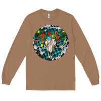 Toasted Coconut Bull Skull Christmas Long Sleeve Tee - RanaPortraitStore