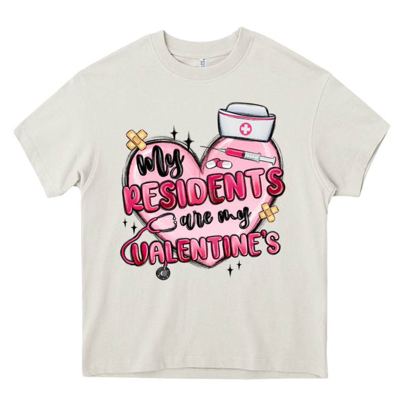 My Residents Are My Valentines Heavy Core Tee by MaliasSmallBusiness | Teevron