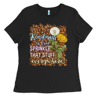 Black kindness is free sprinkle Ladies Tee - NancyCooperArtShop