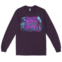 Plum Fueled by crystals and coffee halloween Long Sleeve Tee - NancyCooperArtShop