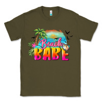 Army Green beach babe Classic Tee - BarkalooDesign