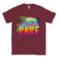 Burgundy beach babe Classic Tee - BarkalooDesign