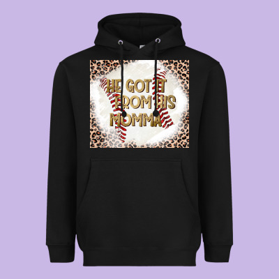 He Got It From His Momma Heavyweight Hoodie Designed By Cowhidedigitalart
