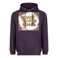 Plum He Got it From his Momma Heavyweight Hoodie - CowhideDigitalArt