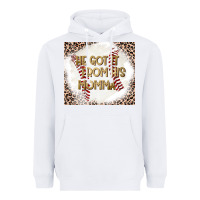 White He Got it From his Momma Heavyweight Hoodie - CowhideDigitalArt