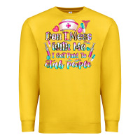 Lemon Don't Mess With Me I Get Paid To Stab People Premium Sweatshirt - CowhideDigitalArt