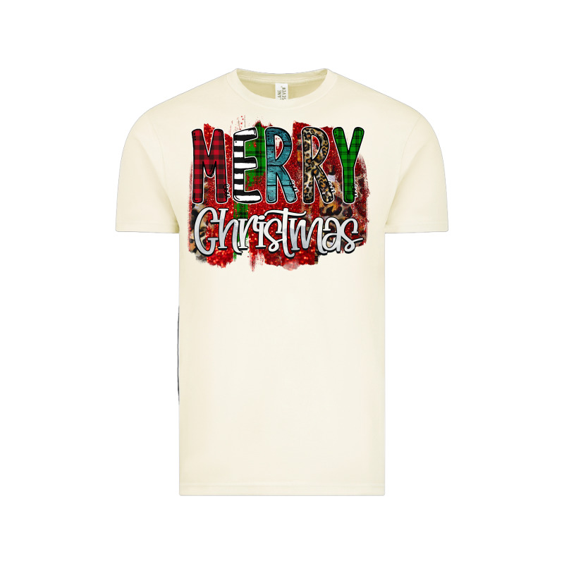 Merry Christmas Buffalo Plaid Leopard Vintage Tee by Bettercallsaul | Teevron
