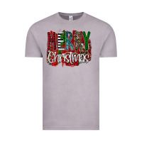 Vintage Zinc Merry Christmas Buffalo Plaid Leopard Vintage Tee - Bettercallsaul