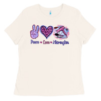 Bone Peace Love Hairstylist Ladies Tee - Jasminsmagicworld
