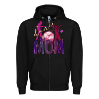 Black Dance mom Mother's Day Zipper Hoodie - FaDigitalArtStudio