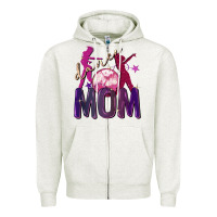 Oatmeal Heather Dance mom Mother's Day Zipper Hoodie - FaDigitalArtStudio