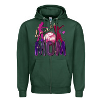 Sports Green Dance mom Mother's Day Zipper Hoodie - FaDigitalArtStudio