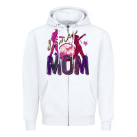 White Dance mom Mother's Day Zipper Hoodie - FaDigitalArtStudio