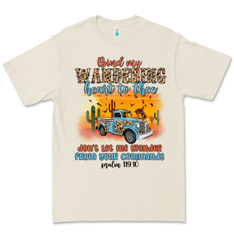 Bind My Wandering Heart To Thee Premium Tee by MaliasSmallBusiness | Teevron
