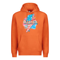 Carrot Merica leopard lightning bolt Premium Hoodie - FaDigitalArtStudio