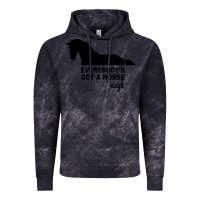 Cloud Black everybody's gotta horse neigh Vintage Hoodie - Bettercallsaul