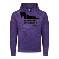 Cloud Purple everybody's gotta horse neigh Vintage Hoodie - Bettercallsaul