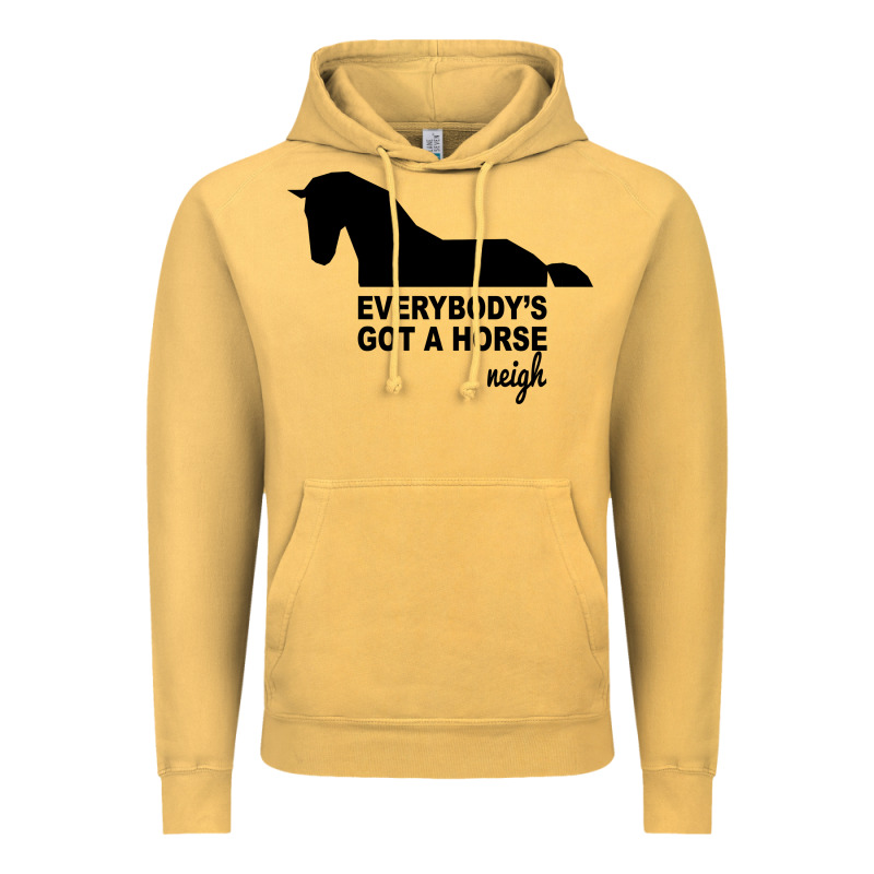 Everybody's Gotta Horse Neigh Vintage Hoodie by Bettercallsaul | Teevron