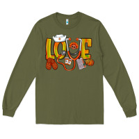 Thanksgiving Love Nurse Long Sleeve Tee | Teevron