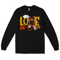 Black Thanksgiving love Nurse Long Sleeve Tee - NancyCooperArtShop