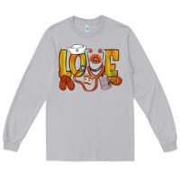 Moon Dust Thanksgiving love Nurse Long Sleeve Tee - NancyCooperArtShop